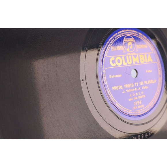 Adolf & The Boys Proto Ty Jsi Plakala/Laendler No. 20 78 rpm Record 272-F Czech - Picture 9 of 16